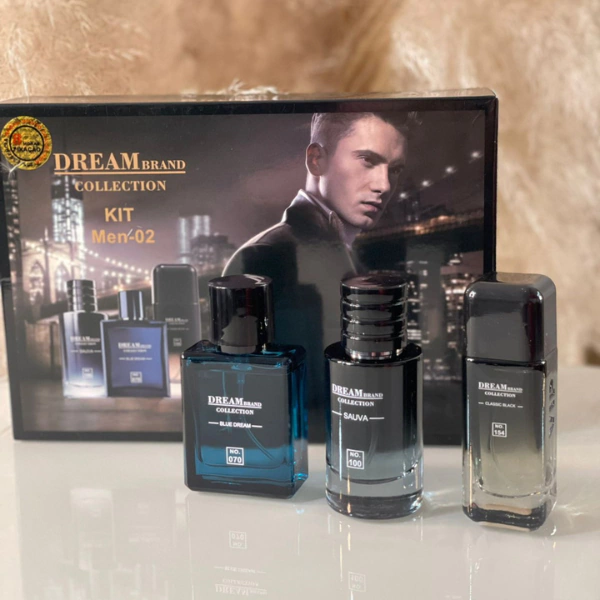 KIT MEN 02 DREAM BRAND 03 MINIATURAS (070,100,154) - imagem 1