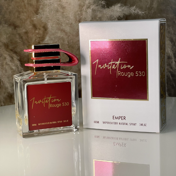 Invitation Rouge 530 inspiracao Baccarat Rouge 540