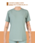 Camiseta manga corta de protección solar 50+ unisex para adulto - Verde seco