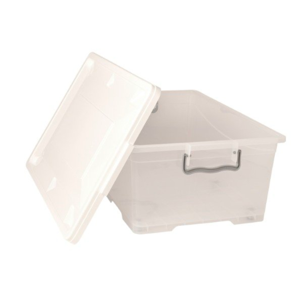 Caja Organizadora Plastico Natural-beige Cube Cc650 32l — Divino