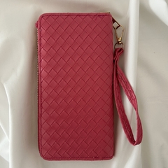 Billetera rectangular fucsia