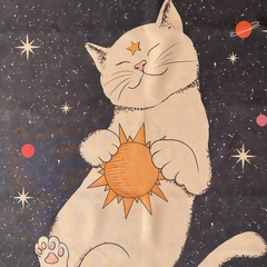 Tapeçaria Gato 95x73cm decoração para parede sala quarto na internet