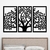 Kit com 3 Quadros Decorativos em MDF - Árvore da Vida na internet