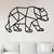Quadro Decorativo em MDF - Urso Mosaico - comprar online