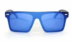 Óculos de Sol Navajio HUPI Preto - Lente Azul Espelhado - comprar online