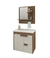 GABINETE DE BANHEIRO E ESPELHEIRA TULIPA 59 CM AMENDOA E OFF WHITE MGM GABINETES - comprar online