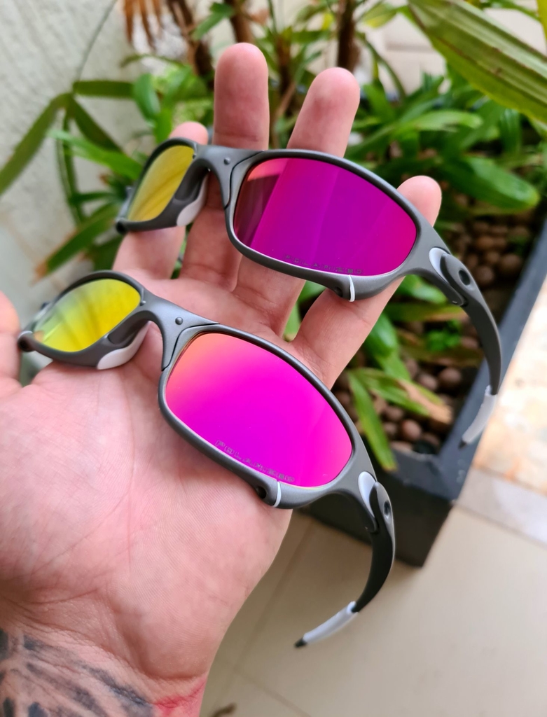Óculos Juliet X Metal Lente Rosa + Sideblinders Kit Rosa em Promoção na  Americanas