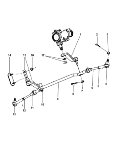 Barra axial terminal Dakota 1997/2001 Motor 3.9 5.2 5.9 - comprar online