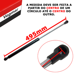 Par Amortecedor Porta Malas Gol G5 G6 G7 2008/2018 - comprar online