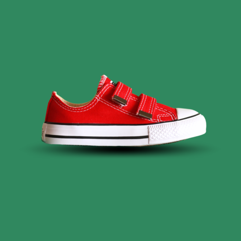 All Star Velcro - Vermelho - Comprar em Broto Shoes