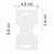 Tag Kraft Gravata Colar Sem Personalização 4,8x8,8cm - loja online