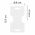 Tag Kraft Gravata Colar Personalizada 4,8x8,8cm na internet