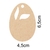 Tag Personalizada Ovo de Páscoa Kraft Com Sisal 4,5 x 8,5cm 100 Peças - loja online