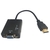 Cabo Conversor HDMI M / VGA F 15CM / Saida Audio P2 - comprar online