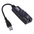 Conversor USB Macho 3.0 para RJ45 Femea Ethernet Giga 15cm Preto Storm na internet