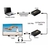 Extensor VGA 1 porta Ethernet cabo UTP ate 100 Metros com Audio (SW49) - loja online