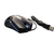 Mouse Com Fio Optico C/ Luz Led M1603B R8 Letron - Preta Com Lista Brancas - comprar online
