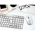 Teclado E Mouse Sem Fio 2.4 Ghz White Rapoo X1800s - loja online