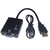 Cabo Conversor HDMI M / VGA F 15CM / Saida Audio P2