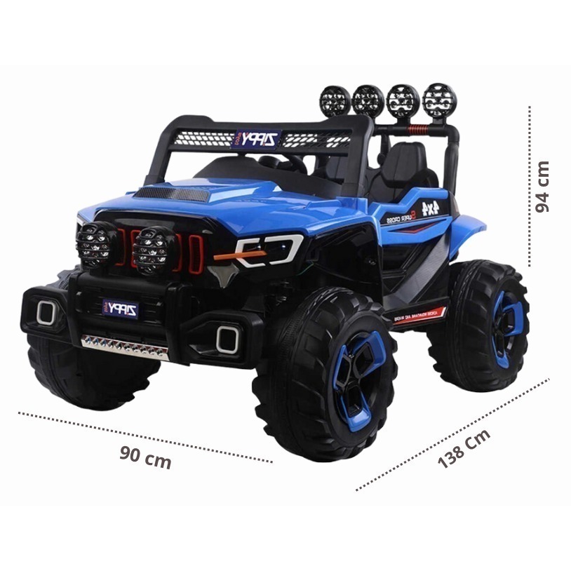 Carro De Brinquedo Com Controle Remoto 2.4G, RC Com Tração Nas Quatro Rodas  ATV 1