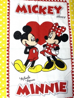 Imagem do Pano de Prato Döhler Mickey e Minnie