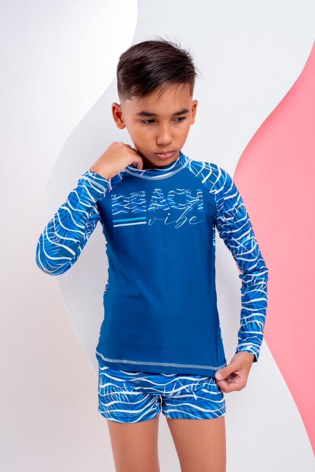 Camisa termica infantil para best sale praia