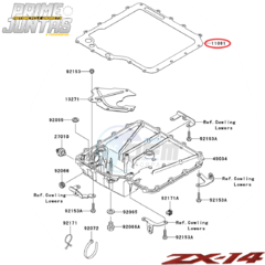 Juntas Laterais E Cárter Kawasaki Ninja Zx14 (2006 - 2021) - comprar online