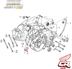 Junta Carcaça Do Motor Honda Cr 80 (1992 - 2007) - comprar online