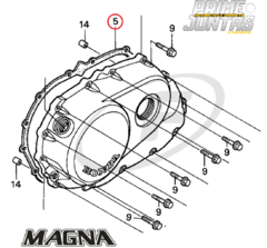 Junta Embreagem Honda Magna 750 (1986 - 2003) 11394my7000 - comprar online