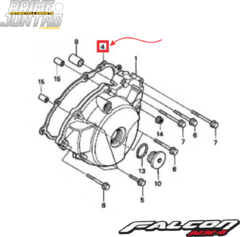 Junta Lateral Magneto Honda Falcon Nx 400 (1996 - 2004) - comprar online