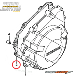 Juntas Laterais Corrente Comando E Cárter Honda Hornet Cb600 - PrimeJuntas