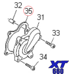 Junta Tampa Motor De Arranque Yamaha Xt660 (2004 - 2015) - comprar online