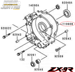 Junta Transmissão Kawasaki Ninja 900 / Zx9 (1991 - 1997) - comprar online