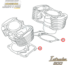 Juntas Do Cilindro Suzuki Intruder 800 (2010 - 2022) - comprar online