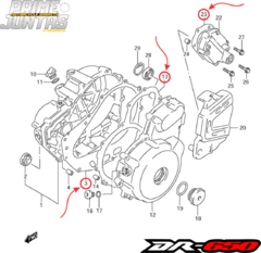 Juntas Magneto Embreagem E Câmbio Suzuki Dr 650 (1996-2021) na internet