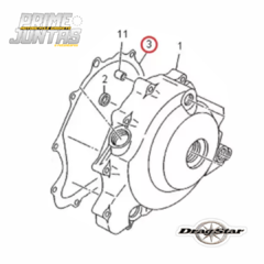 Junta Tampa Estator Yamaha Dragstar 650 (1988 - 2008) - comprar online