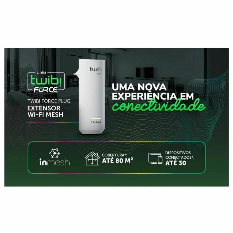 Roteador Mesh Twibi Giga+, 1200Mbps, 4750079, Intelbras - CX 1 UN