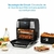 Fritadeira Air Fryer e Forno Oven Fry 4 em 1 1800W 12 Litros 127V Preta 42AFO1001000 Elgin - loja online