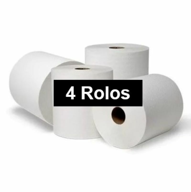 Rolo de papel higiênico branco com um carrinho de compras em um