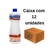 Caixa C/12 Álcool Líquido 70% 1L Unid. Facilita AUDAX
