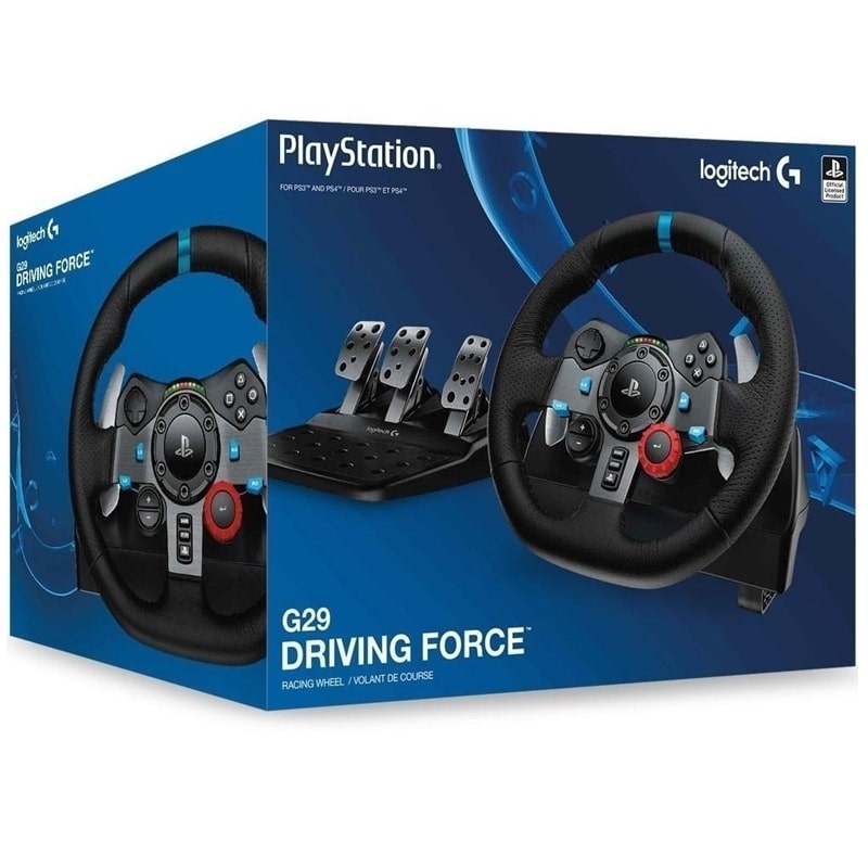 Volante Gaming LOGITECH Driving Force G29 941000111PD para PlayStation -  MAGAZINE - Moda, calçados, acessórios; eletrônicos; ferramentas; esporte e  fitness; joias; pet; suplementos; brinquedos;