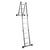 Escada multiuso dobrável alumínio 4X3 12 degraus 5131 MOR - comprar online