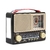 Radio Portátil retro C/Relógio Bluetooth/AM/FM/USB/TF-CARD/Lanterna KTF-1429 Flex