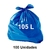 Saco Lixo 105L 75 X 85 Azul C/100 Induplast