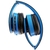 Headphone Bluetooth Azul/Preto F-038P Hoopson na internet