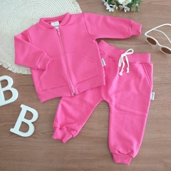 conjunto moletom pink