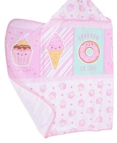 toalha soft baby nice cupcake