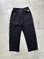 pantalon negro tejido sastrero con lineas contratono laterales streetwear corte recto