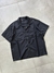 camisa boxy fit parachute de nylon rompeviento negro lefrance