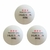 3 Bolas de Ping Pong / Hueison Profissional p/ Tênis de Mesa